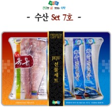 제주수산-SET 7호- 옥돔(대)3미+ 고등어살(특)10팩 선물가방